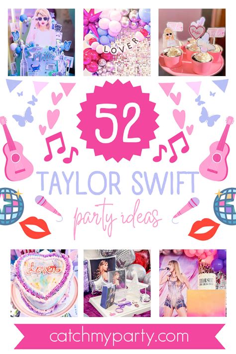 Ideas To Help Plan The Taylor Swift Birthday Party Decor Themes