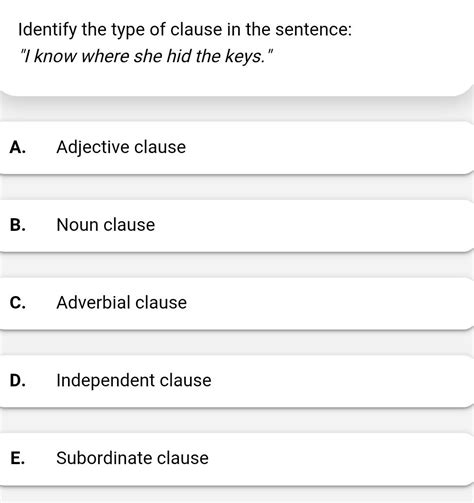 5 Ways Identify Clauses