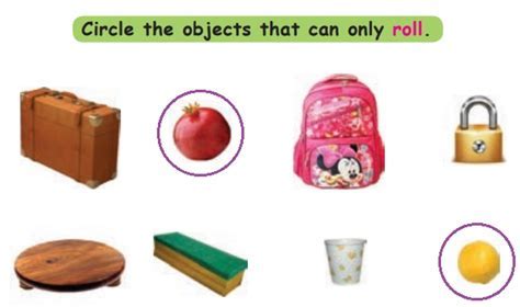 Identify The Object That Can Only Roll