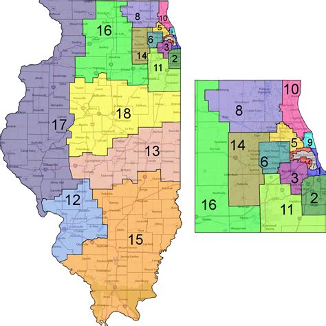 Illinois Congressional District Map