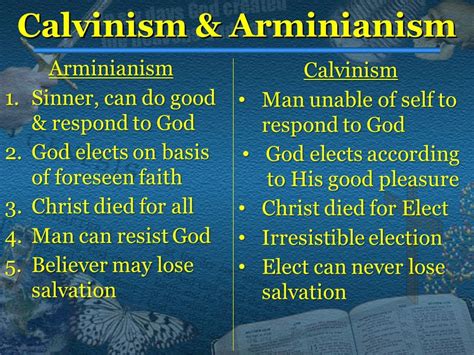 Image Result For Calvinism Vs Arminianism Calvinism Gods Grace