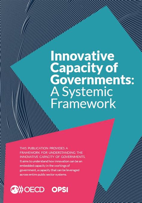 Innovative Capacity Of Governments A Systemic Framework Observatory