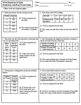 Interpreting And Using Real World Graphs Tables Power Point 3 Lesson Pack