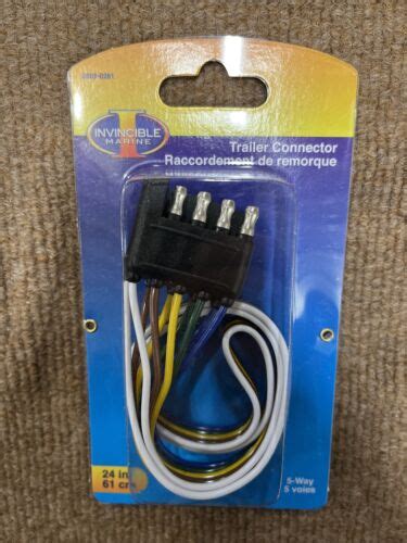 Invincible Marine Br59386 Trailer Wire Connector 5 Way 24 Chevy Ford