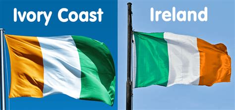 Irish Flag Vs Ivory Coast Flag The Difference