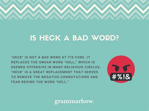 Is Heck A Bad Word Here S Where You Shouldn T Say It