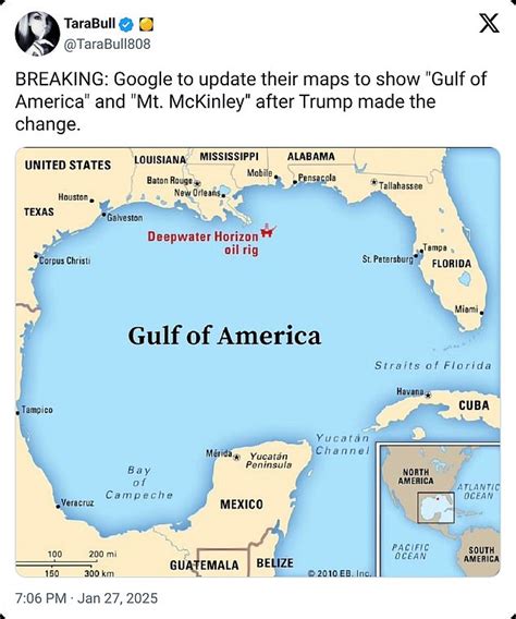 It S Official Gulf Of America Name Change Goes Into Effect