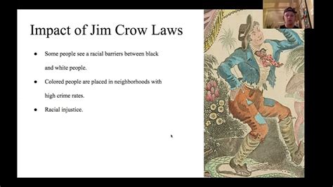 Jim Crow History Presentation Youtube