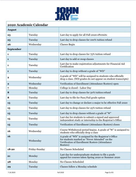 5 John Jay Calendar Tips