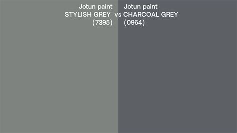 Jotun Paint Stylish Grey Vs Charcoal Grey Side By Side Comparison