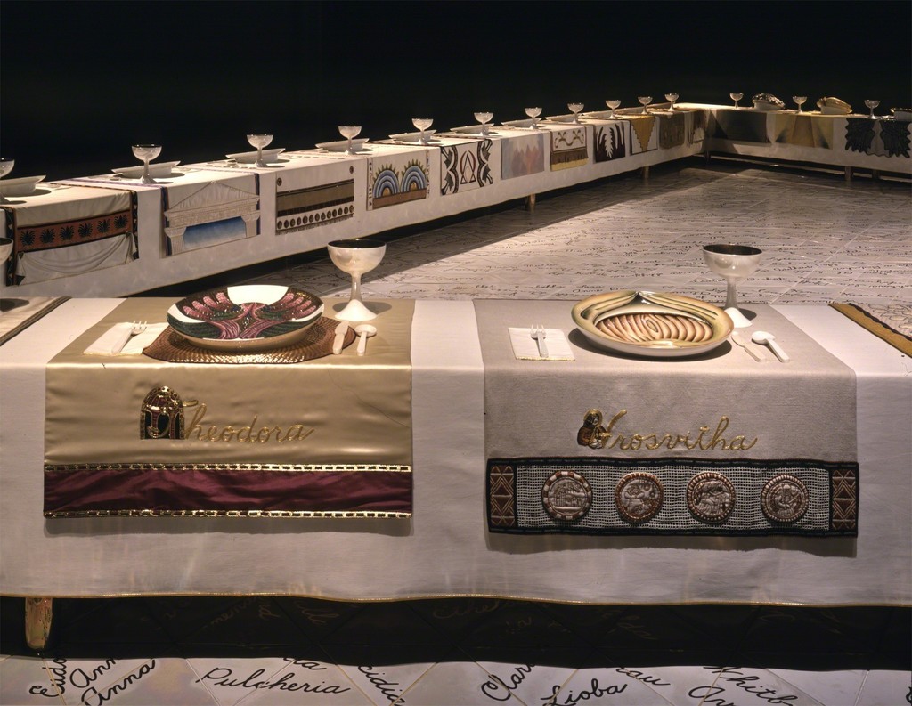Judy Chicago The Dinner Party 1979 5 Nyc Exhibitions Celebrating