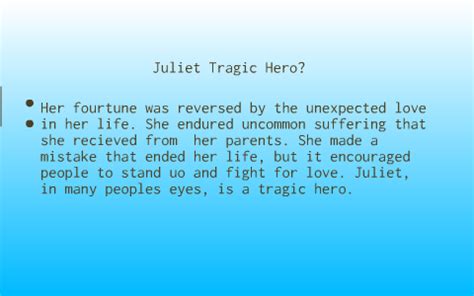 Juliet Tragic Hero Essay By Nicole Conn On Prezi