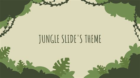 Jungle Slide Template Slidekit