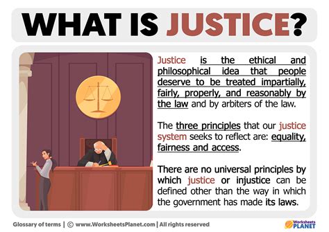 Justice Definition Telegraph