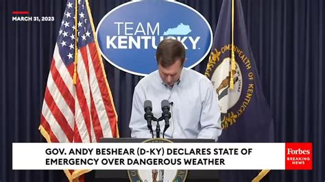 Kentucky Gov Andy Beshear Declares State Of Emergency Due To Weather