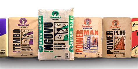 Kenya Bamburi Cement Packaging Changed The Look Of Its Cement Bags In
