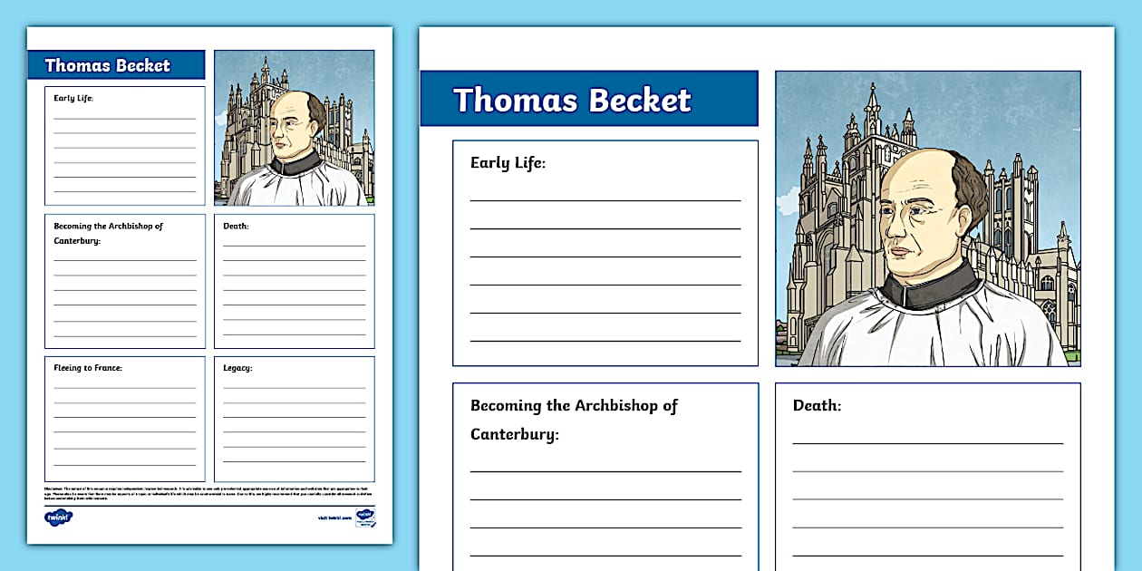 Key Facts About Thomas Becket Becket Fact The Art Of Images