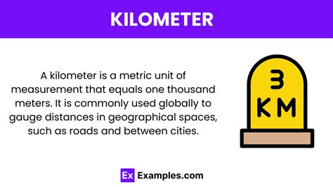Kilometer Unit Of Measurement Definition And Conversions