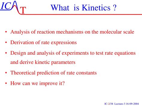 Kinetics