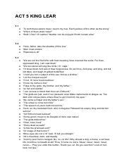 King Lear Betrayal Forgiveness And Tragedy Unveiled Course Hero