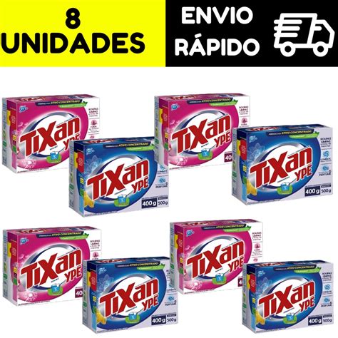 Kit 6 Caixas De Sab O Em P Tixan 400G Desconto No Pre O