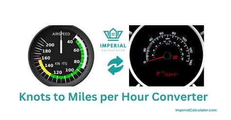 Knots Per Miles Per Hour Conversion Guide