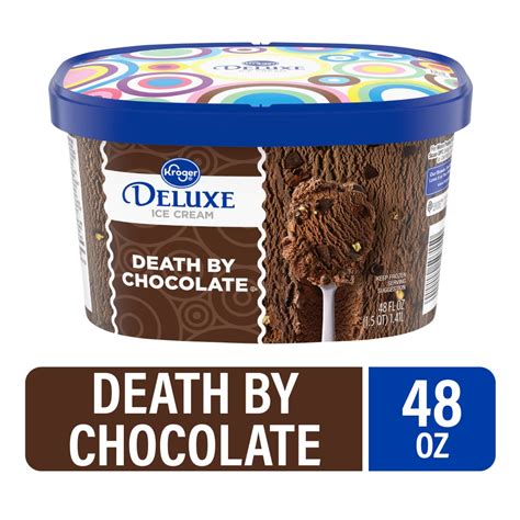Kroger Deluxe Death By Chocolate Ice Cream Tub 48 Oz Dillons Food