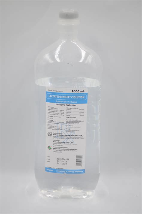 Lactated Ringer S Solution For I V Infusion Sahar Pharma