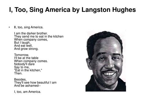 Langston Hughes I Too Sing America And Nikki Giovanni S Ego Tripping