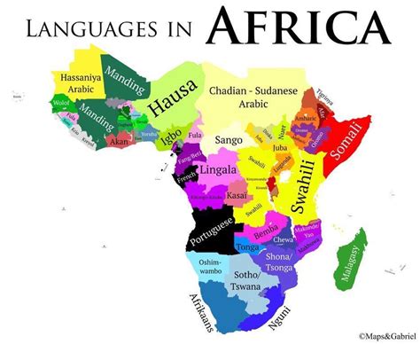 Languages In Africa Languages Of Africa World Languages World History