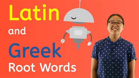 Latin And Greek Root Words Language Skills For Kids Youtube