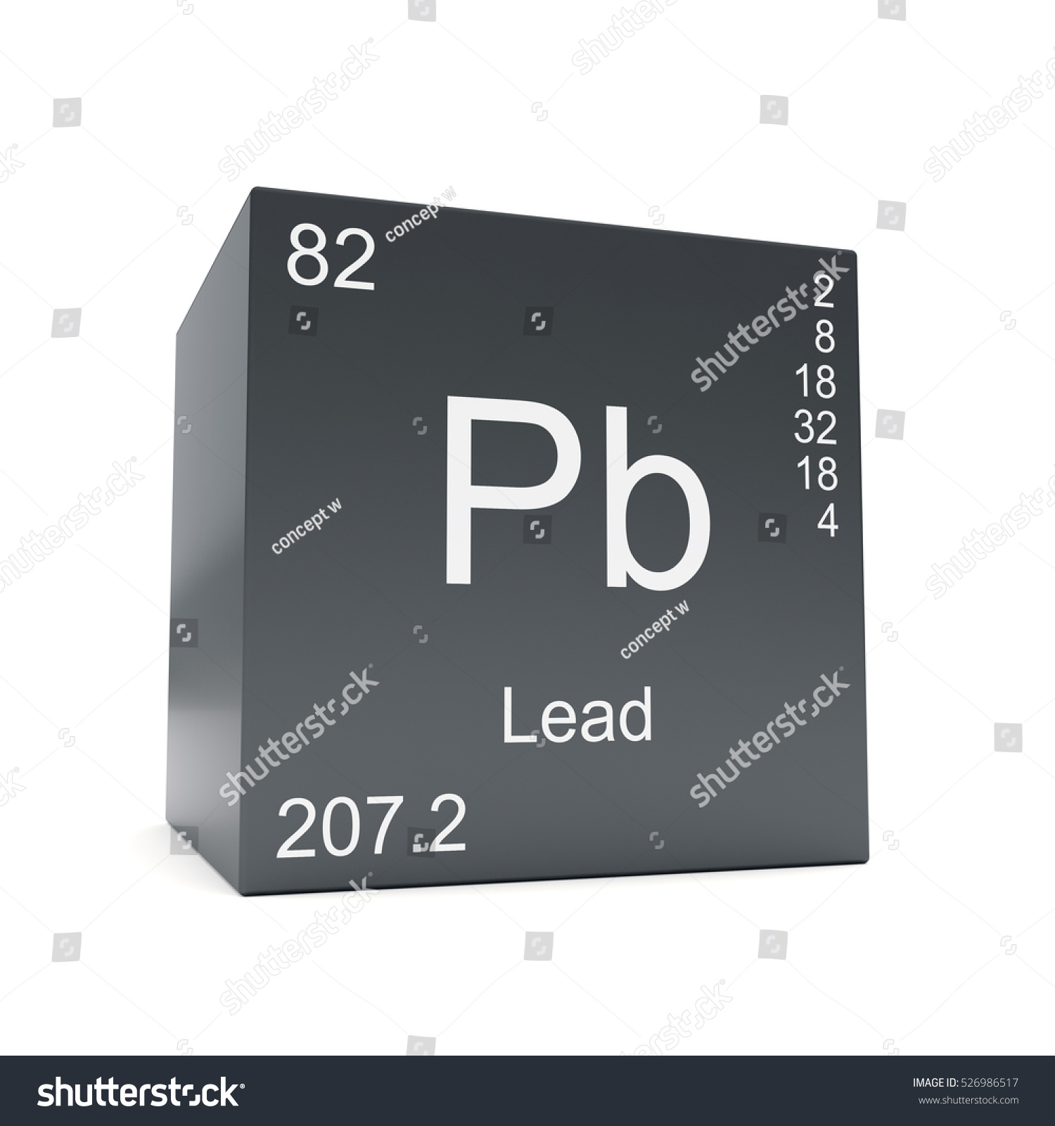 Lead Chemical Element Stock Illustration Illustration Of Geek 109036080