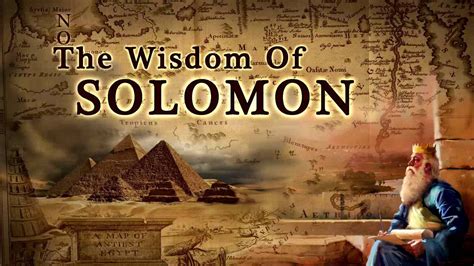 Learneng Solomon S Wisdom
