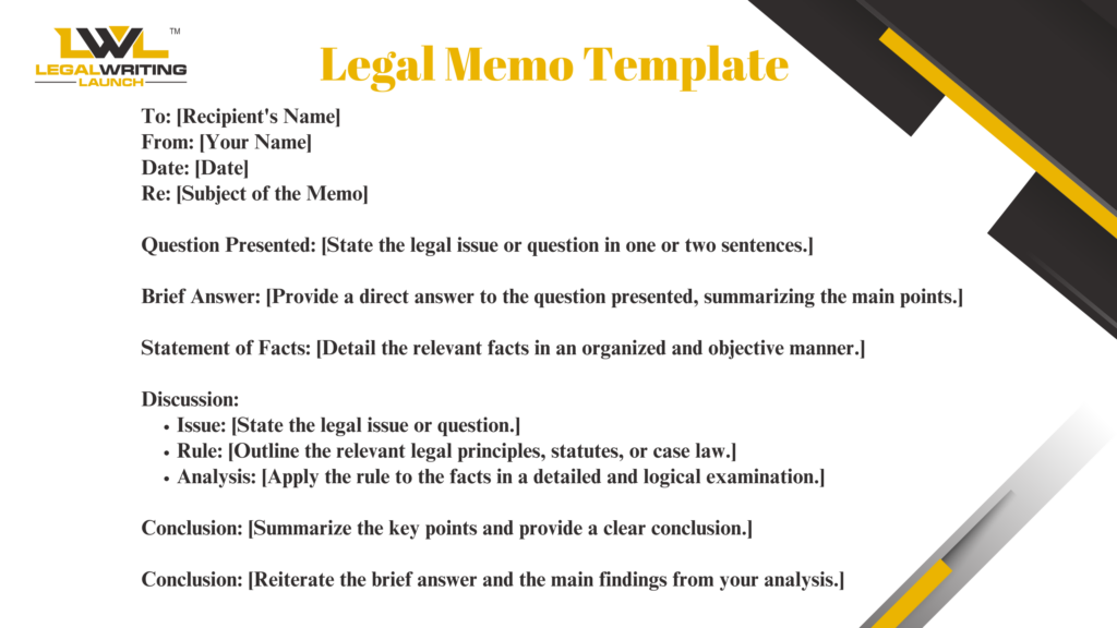 5 Tips Legal Memo