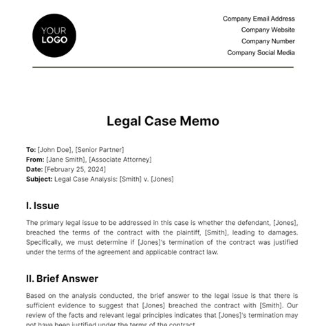 5 Legal Memo Tips