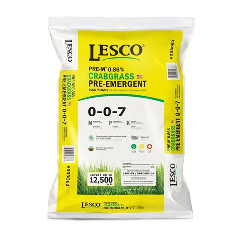 Lesco 0-0-7 Pre-M 0.86% Crabgrass Preventer-052388 - The Home Depot