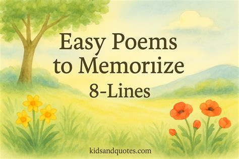 Line Poems To Memorize