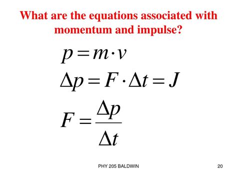 Linear Momentum And Impulse Equations Ppt