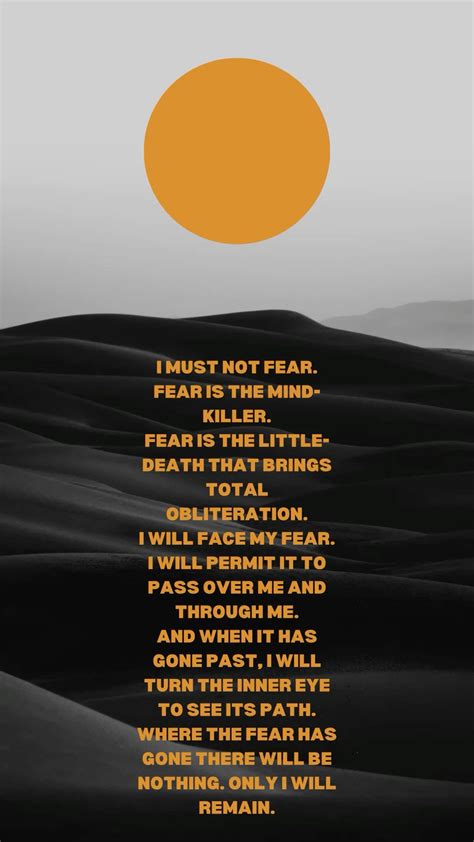 Litany Against Fear By Frank Herbert Fear Tattoo Hip Tattoo Fear
