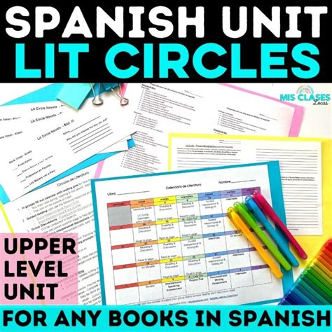 Literature Circles Spanish Lit Circles Mis Clases Locas