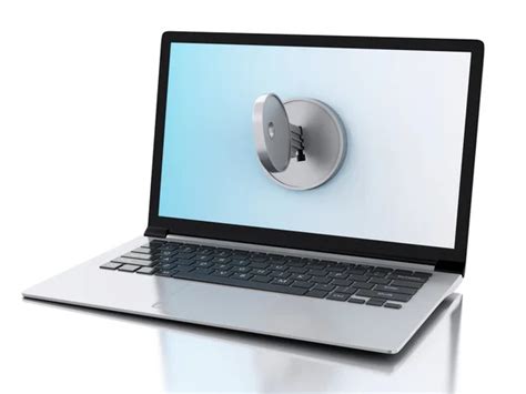 Locked Computer Stock Photo Mmaxer 6403960