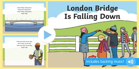 London Bridge Nursery Rhyme London Bridge Ks1 Powerpoint