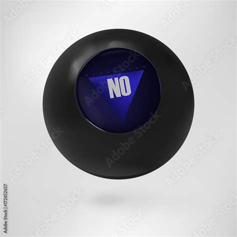 Magic 8 Ball Says No Poster By Frosty1489 Redbubble