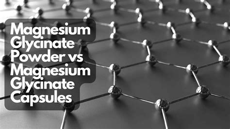 Magnesium Glycinate Vs Magnesium