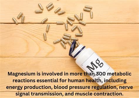 Magnesium Plays A Part In More Than 300 Metabolic Reactions Boost Your