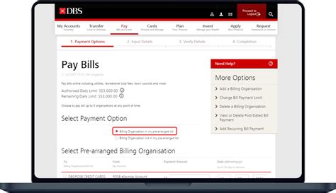 Make Bill Payment Posb Singapore
