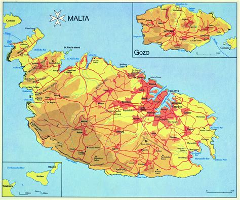Malta Maps Printable Maps Of Malta For Download