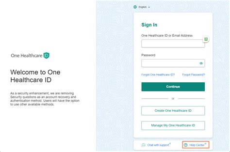 Manage One Healthcare Id