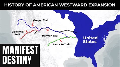 Manifest Destiny Realized Expanding West