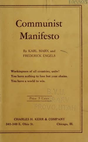 Manifesto Of The Communist Party 1888 Online Library Of Liberty